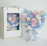 Ethereal Dreams - Pastel Preserved Flower Bouquet - Flowers - box - Preserved Flowers & Fresh Flower Florist Gift Store