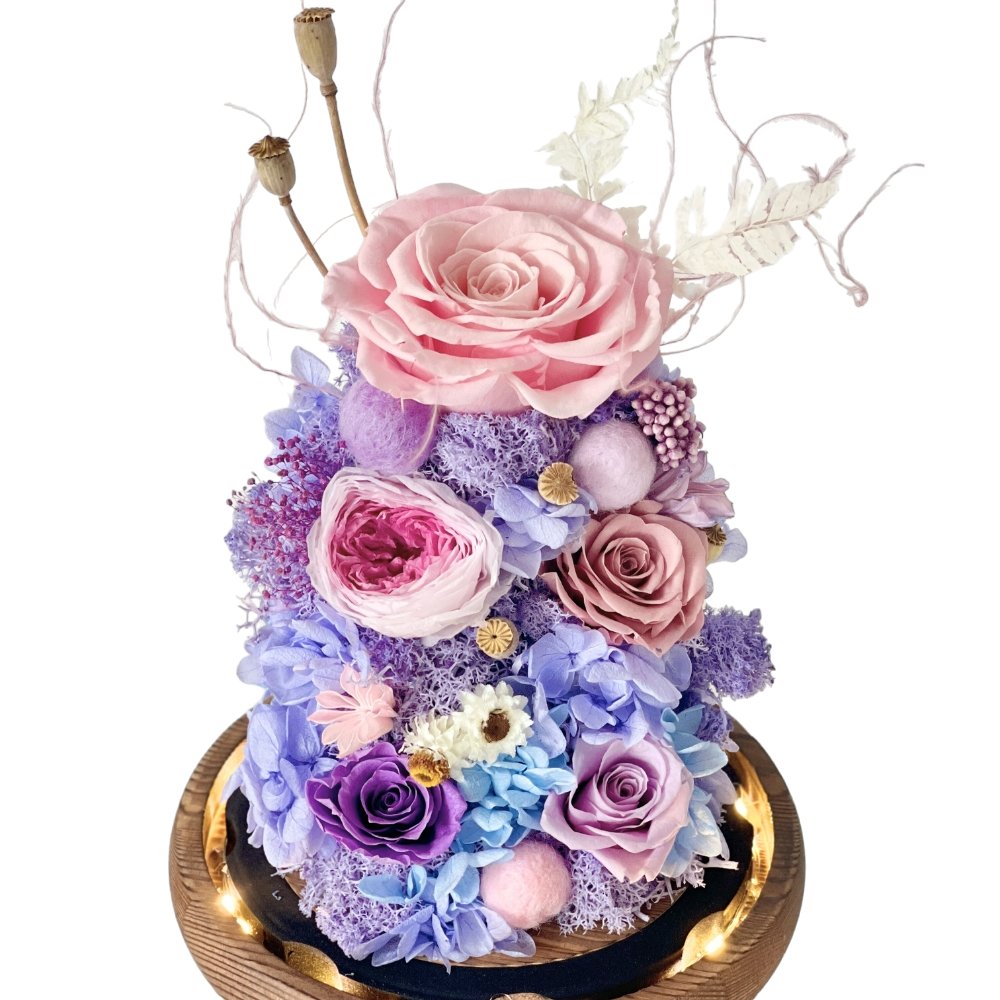 Hazelynn (With Gift Box) - Flower - Pink - Preserved Flowers & Fresh Flower Florist Gift Store