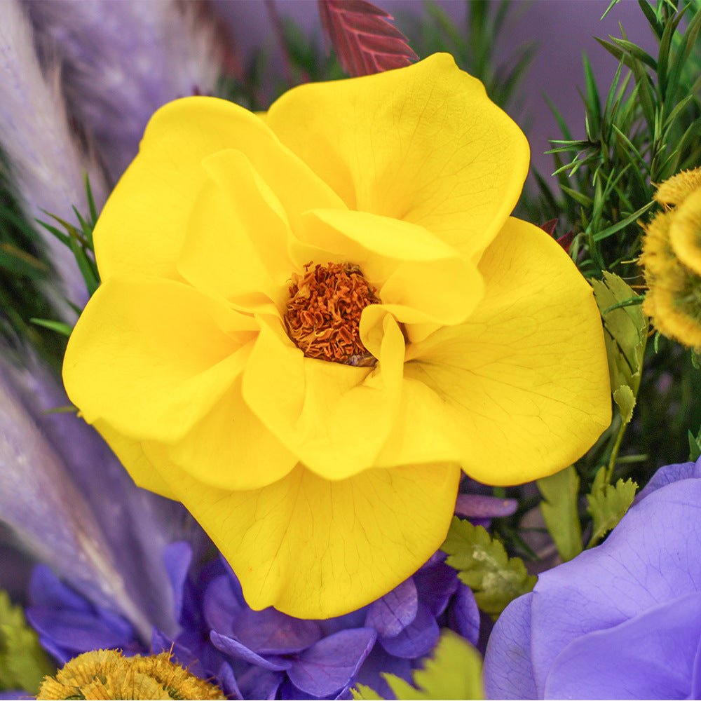 Viola Preserved Flower Bouquet - Flowers - Preserved Flowers & Fresh Flower Florist Gift Store