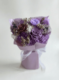 Yuna Preserved Flower Bouquet - Flowers - Purple - Preserved Flowers & Fresh Flower Florist Gift Store
