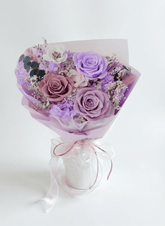 Yuna Preserved Flower Bouquet - Flowers - Purple - Preserved Flowers & Fresh Flower Florist Gift Store