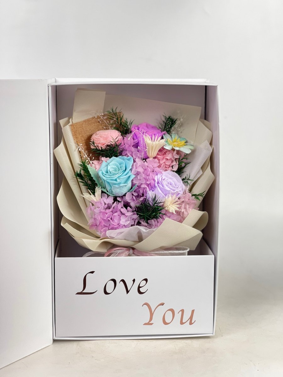 Add On - Bouquet Gift Box (For Original Sized Bouquet) - Add Ons - Original - Preserved Flowers & Fresh Flower Florist Gift Store