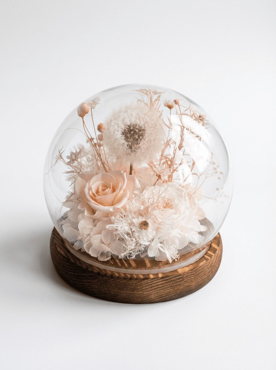 Dandelion Daphne Blowball - Flowers - Champagne - Preserved Flowers & Fresh Flower Florist Gift Store