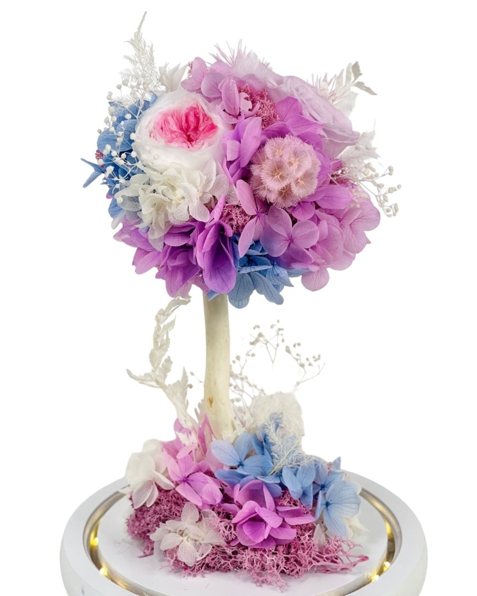 Haru Unicorn - Large Dome with box - Flowers - Preserved Flowers & Fresh Flower Florist Gift Store