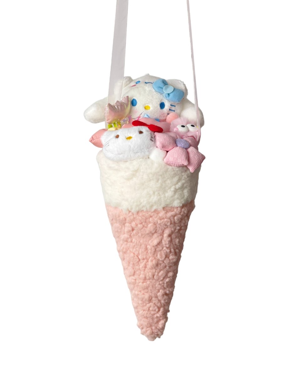 Hello Kitty Soft Serve Cone Bouquet - Flowers - Preserved Flowers & Fresh Flower Florist Gift Store