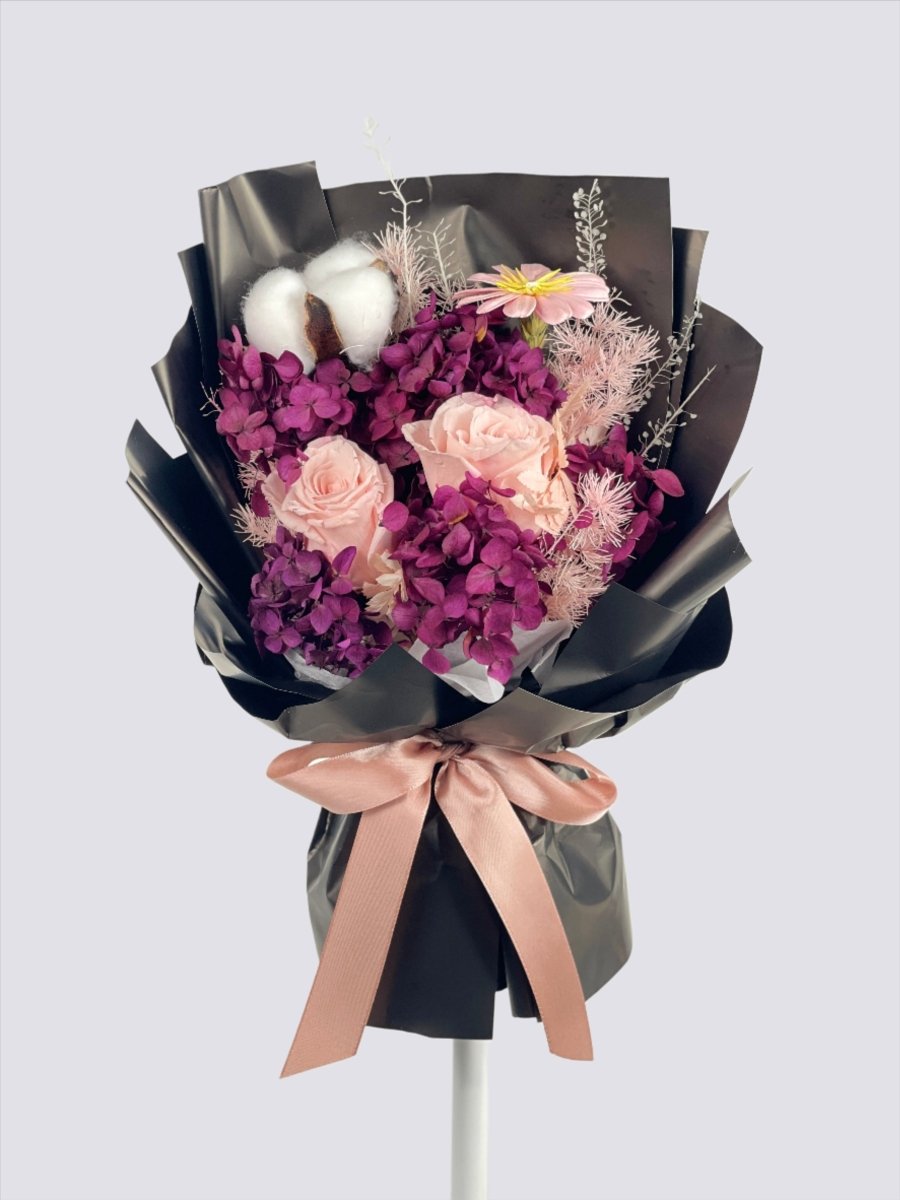 Mai - Preserved Flower Bouquet - Flowers - Pink - Preserved Flowers & Fresh Flower Florist Gift Store