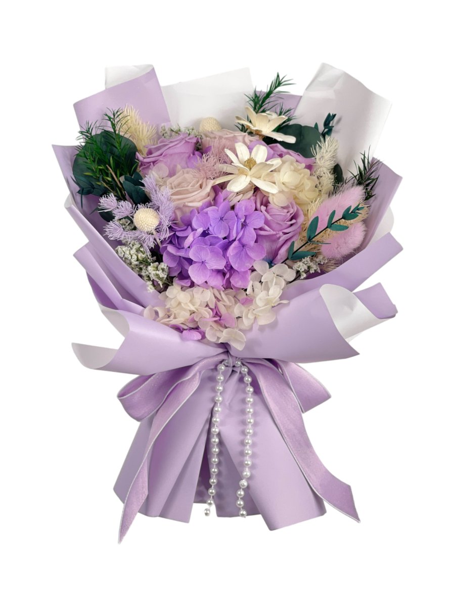 Tanoshi Flowers (Purple) - Flowers - Preserved Flowers & Fresh Flower Florist Gift Store