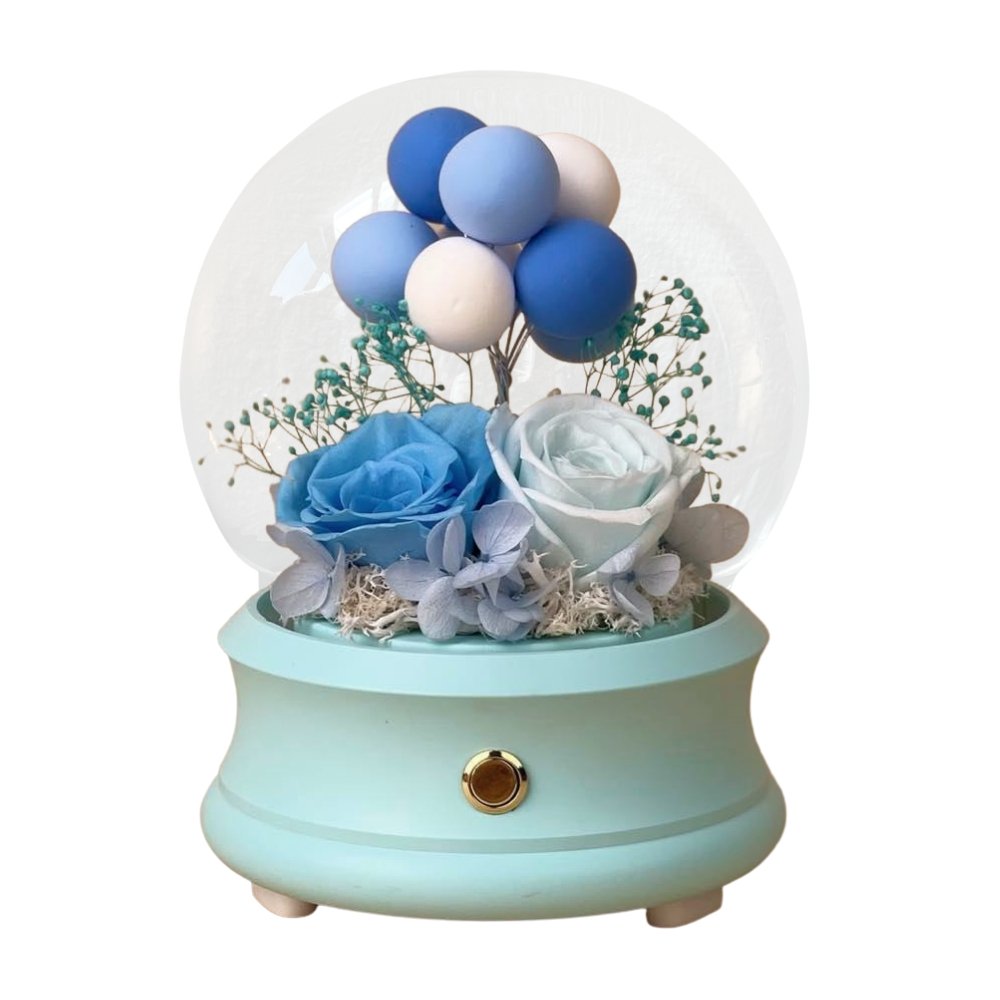 Confession Balloon Bluetooth Speaker - Blue - Flower - Preserved Flowers & Fresh Flower Florist Gift Store