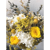 Fumiko, Yellow - ふみこ- Japanese Preserved Flower Arrangement - Flower - Preserved Flowers & Fresh Flower Florist Gift Store