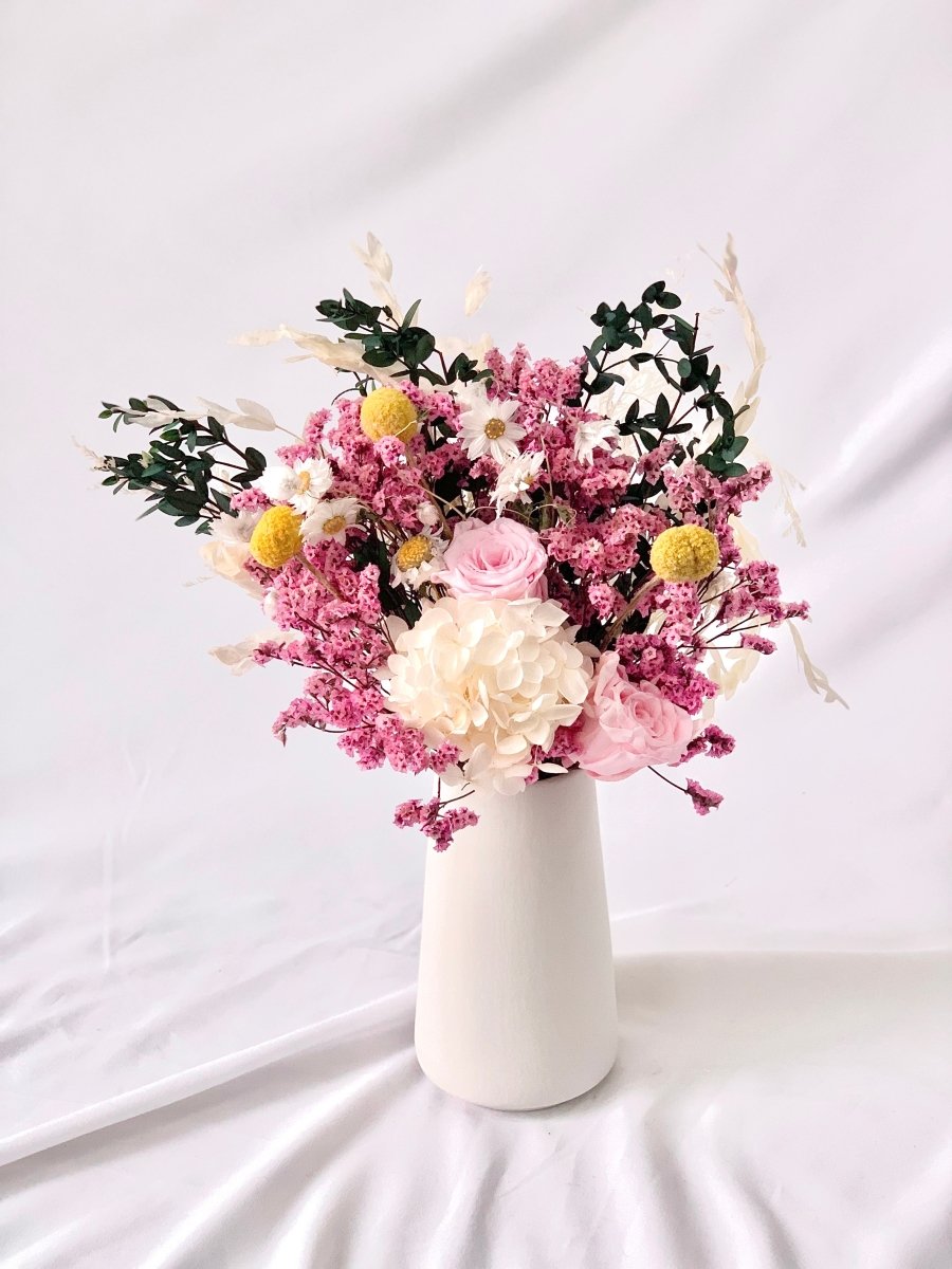 Keira, Pink - Preserved Flower Arrangement - Flower - Preserved Flowers & Fresh Flower Florist Gift Store