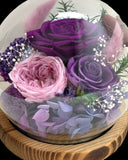 Rose Blowball - Dark Purple (with gift box) - Flowers - Preserved Flowers & Fresh Flower Florist Gift Store