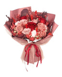 Ruby Burst - Preserved Flower Bouquet - Flowers - Upsize - Preserved Flowers & Fresh Flower Florist Gift Store